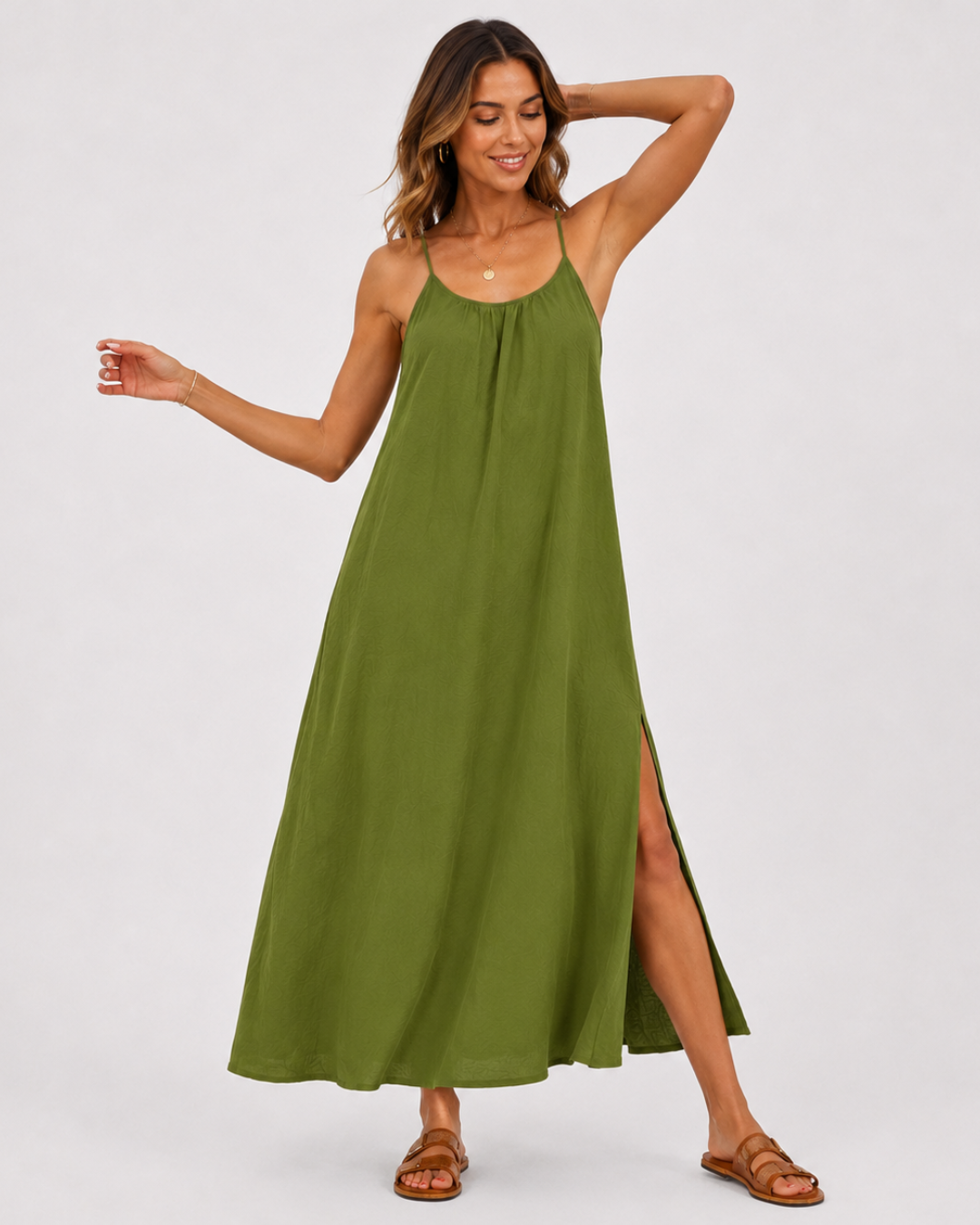 Vestido Comprido de Alças