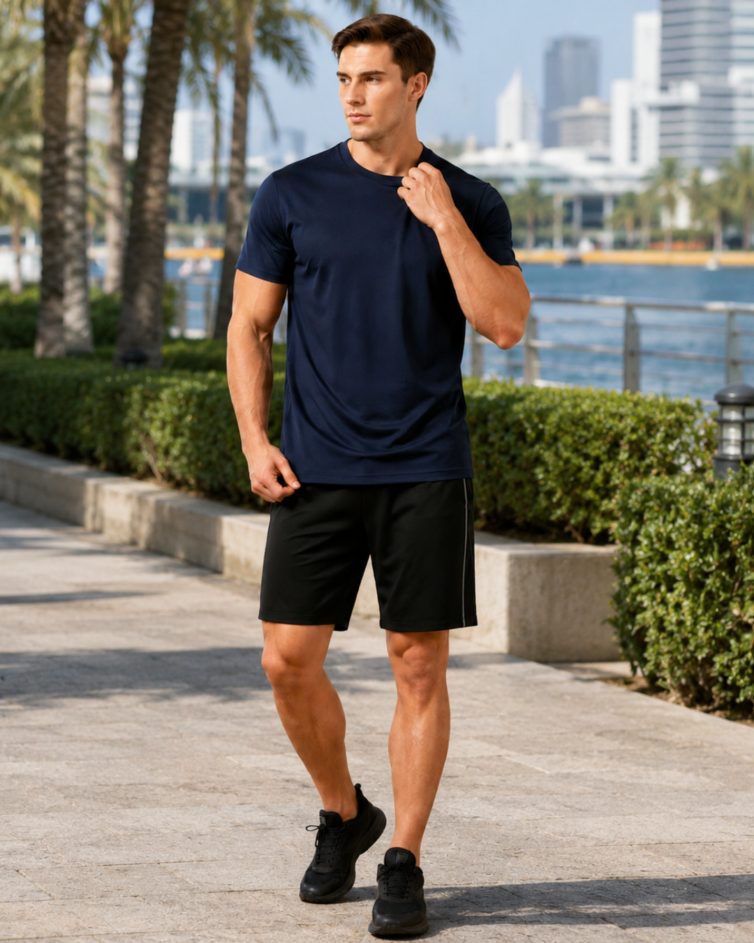 Conjunto Desportivo de T-shirt e Calções