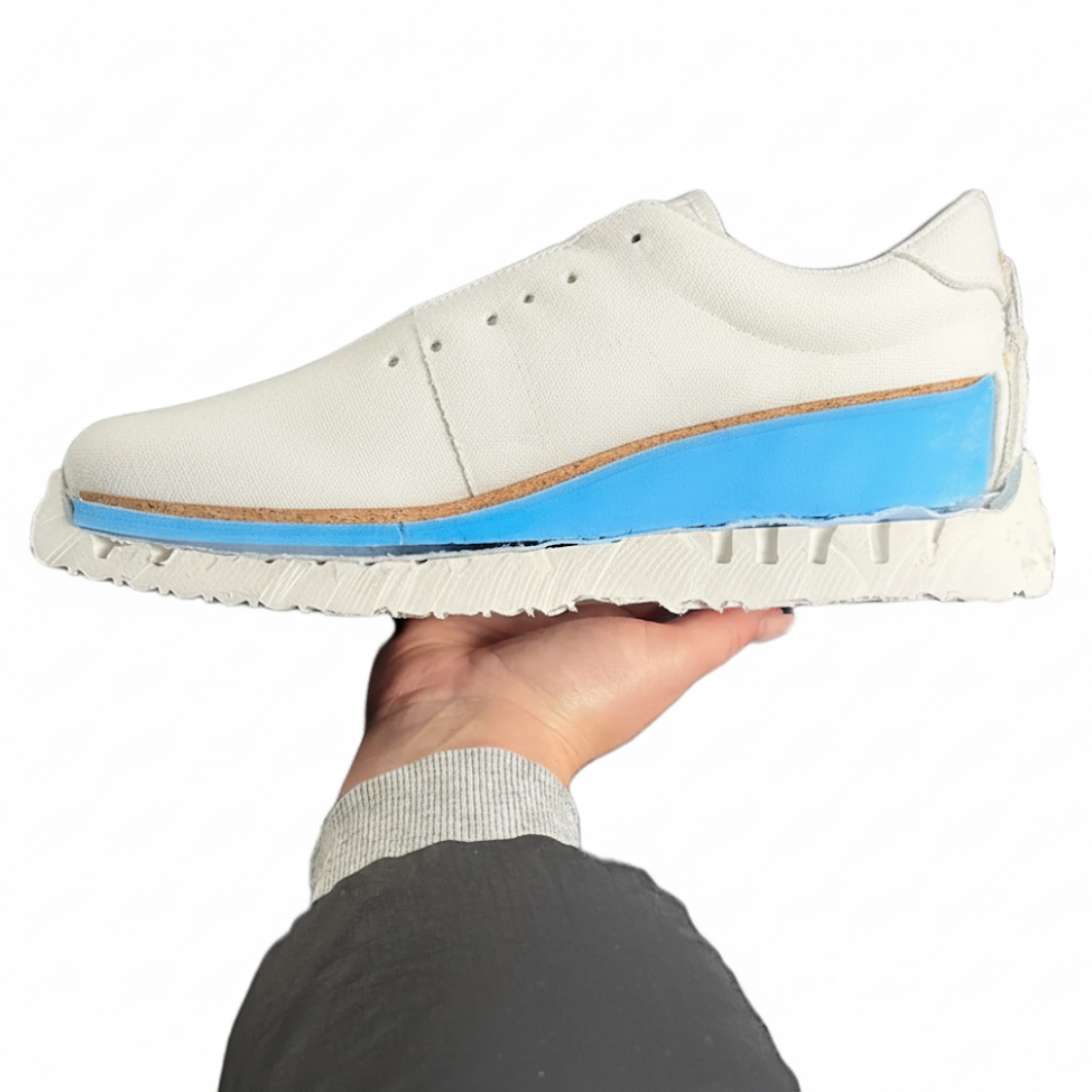 Sapatos desportivos com sola plana e palmilha alta para mulher