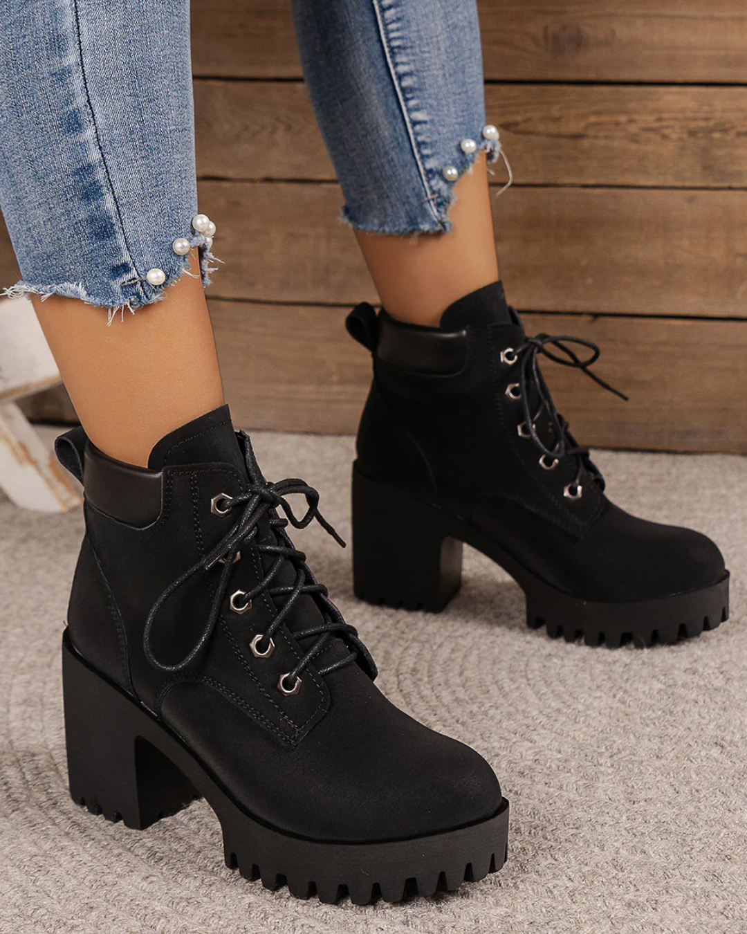 Botas com salto quadrado e confortáveis para uso diário®