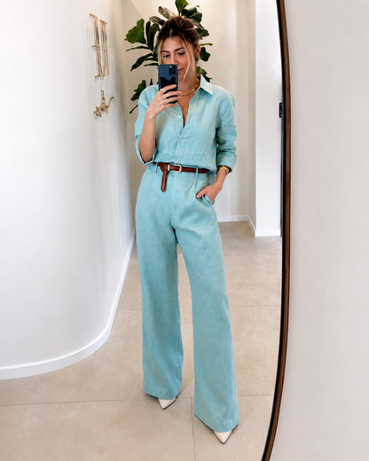 Conjunto Casual de Linho