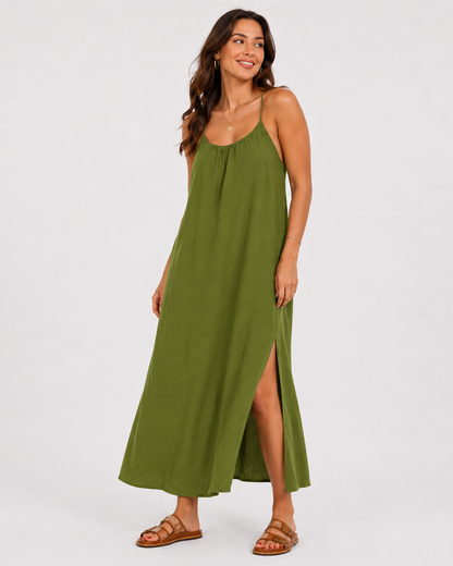 Vestido Comprido de Alças