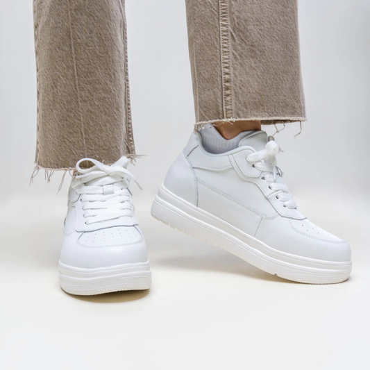 Sapatos desportivos com sola plana e palmilha alta para mulher®