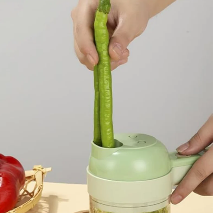Mini Processador de Alimentos Elétrico Multifuncional Recarregável USB