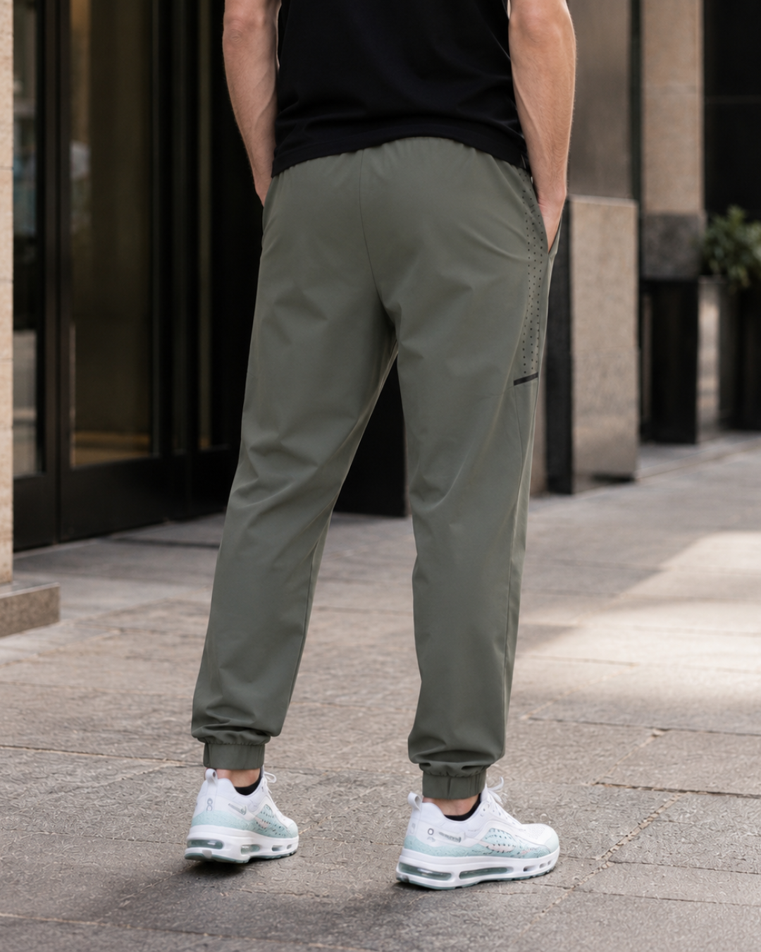 Calças Jogger Técnicas com Punhos