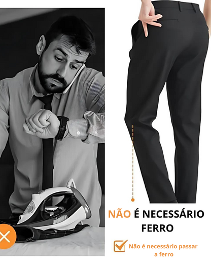 Calças Clássicas de Homem de Elevada Elasticidade®