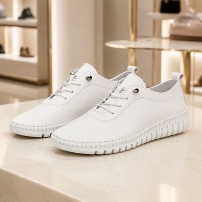 Sapatos Flexíveis com Cordões