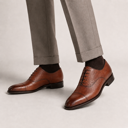 Sapatos Oxford com Atacadores