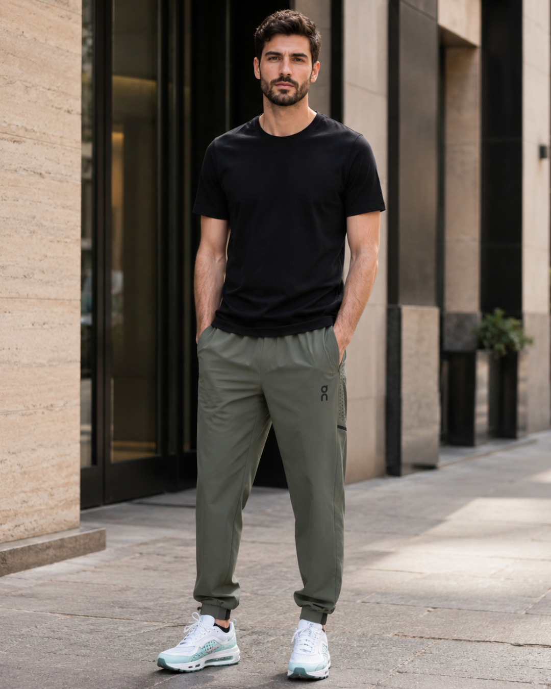 Calças Jogger Técnicas com Punhos