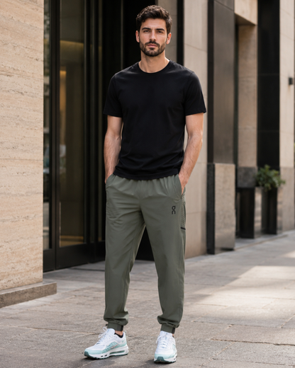 Calças Jogger Técnicas com Punhos