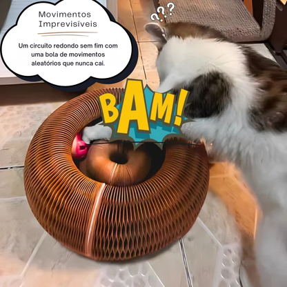 Brinquedo Interativo 3 em 1 para Estimular e Acalmar o seu Gato