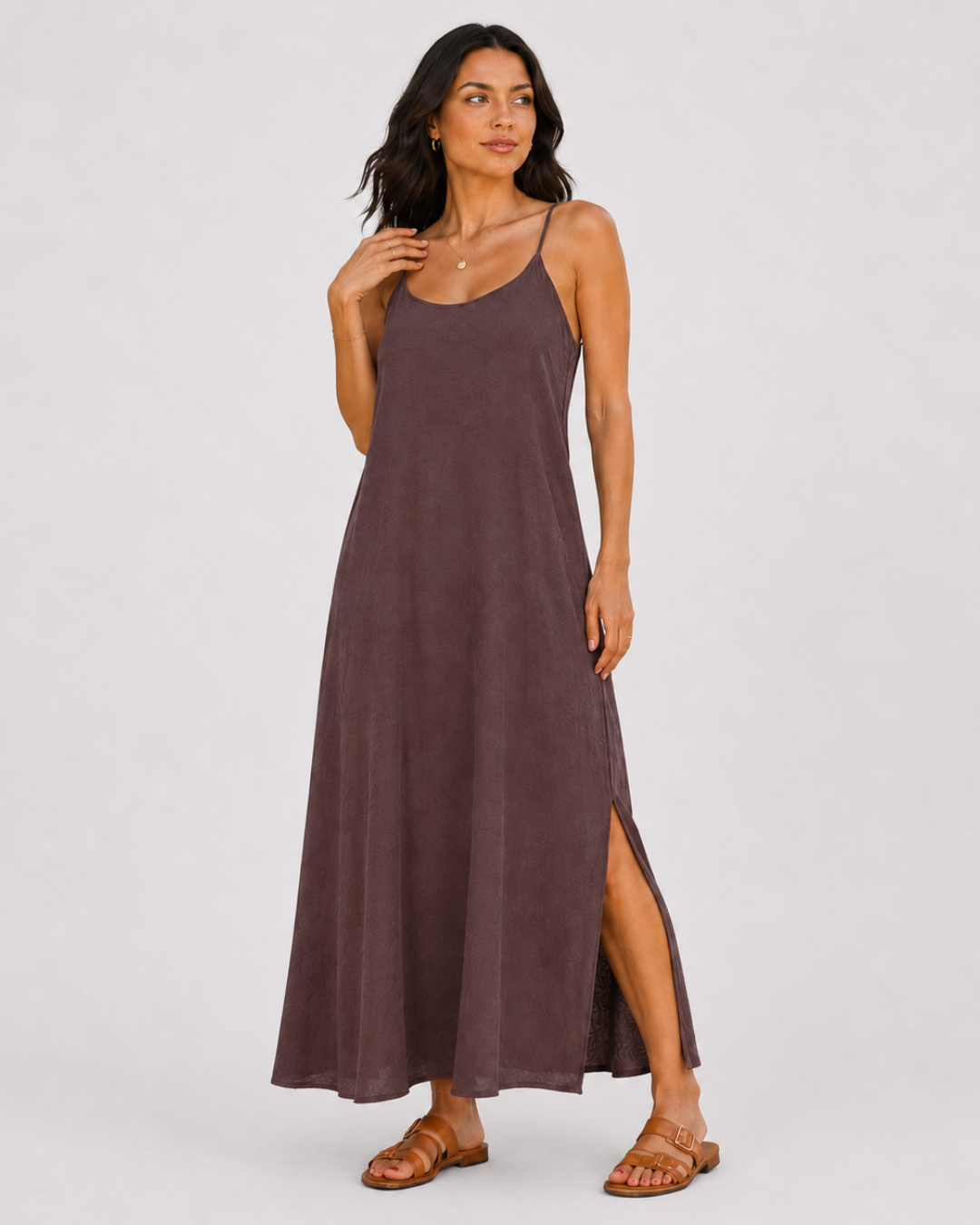 Vestido Comprido de Alças