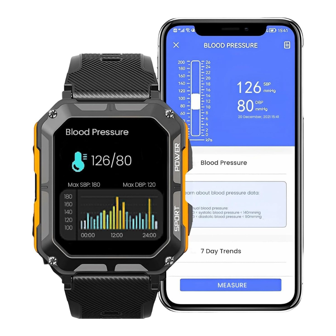 Relógio inteligente tático para iOS e Android®