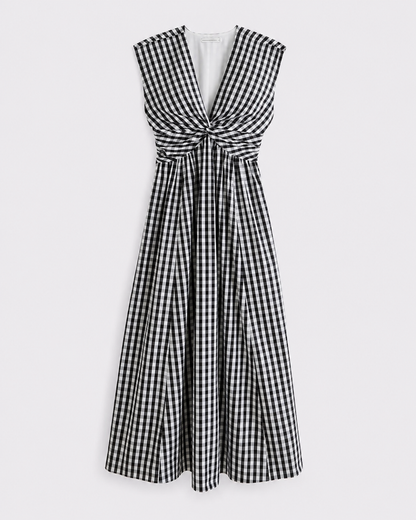 Maxivestido com Frente Giratória