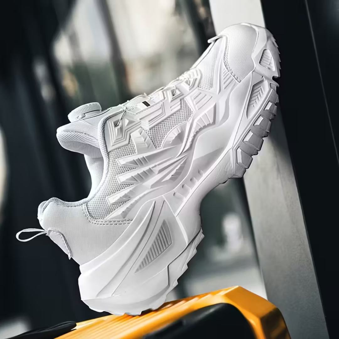 Sapatos desportivos para homem com fivela giratória