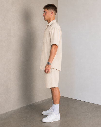 Conjunto de linho com calções