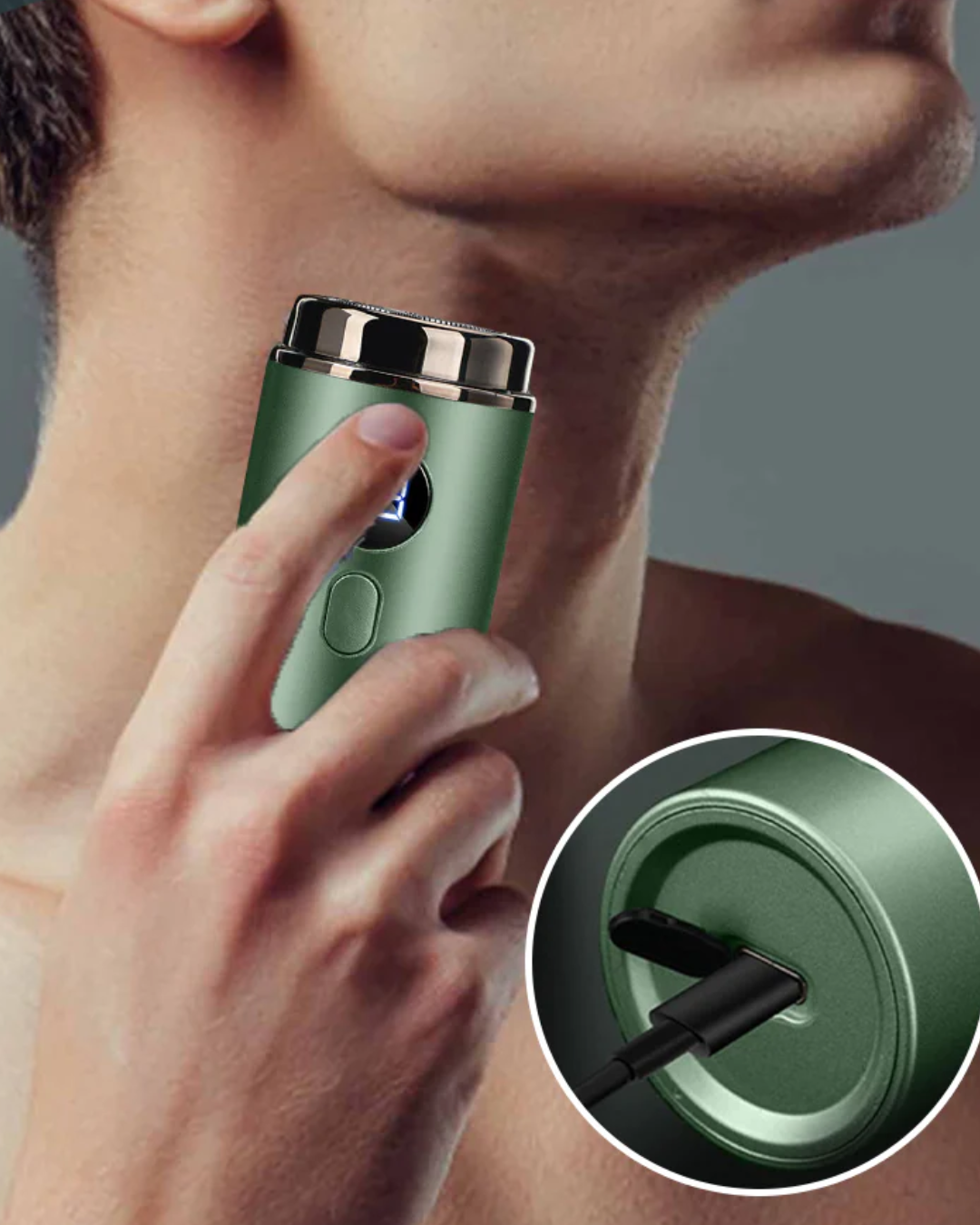 Máquina de barbear portátil com ecrã digital inteligente®