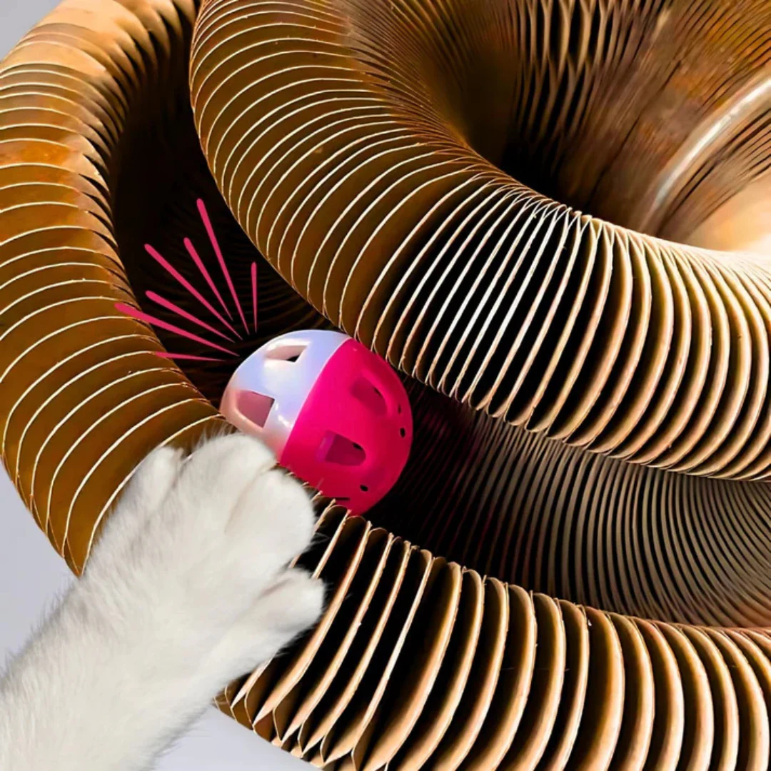 Brinquedo Interativo 3 em 1 para Estimular e Acalmar o seu Gato